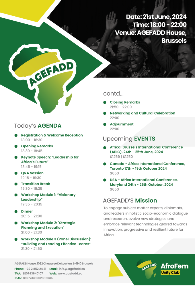 AfroFem Agenda June 21st, 2024 AfroFem Agenda 2024